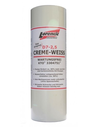 Set stator- rotor  Cremeweiss granulatie 6mm