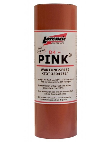 Set stator - rotor D4 Pink