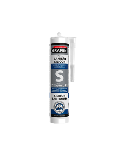 Silicon sanitar Grafen- culoarea alb 280ML