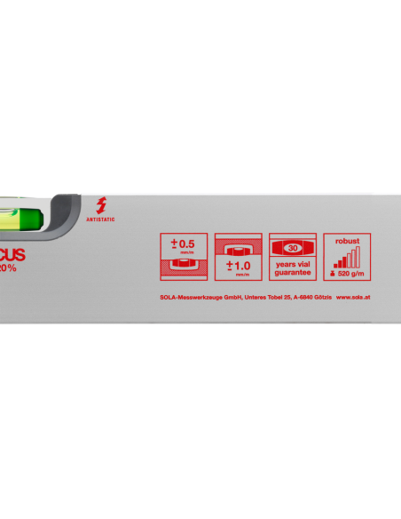 Nivela cu bula profil drept boloboc AV150